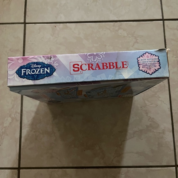 Disney Frozen Blue and White Scrabble Game - Picture 2 of 5